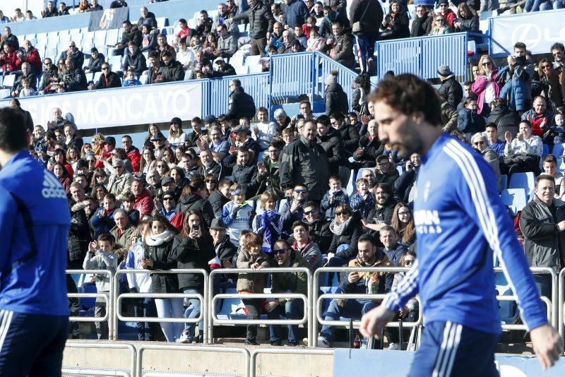 Partido de entrenamiento del Real Zaragoza en La Romareda