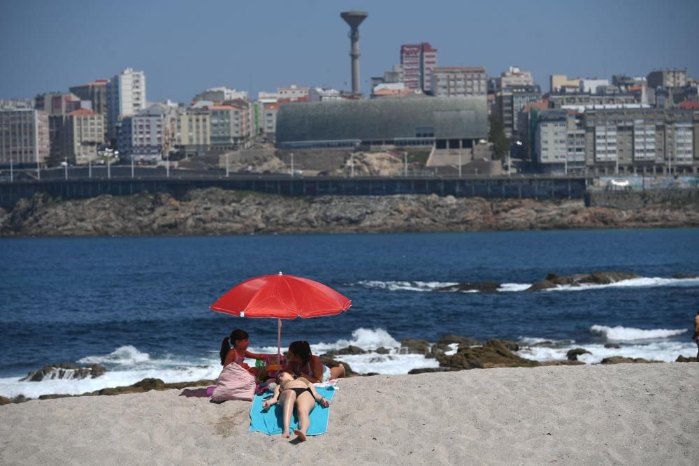 A Coruña disfruta del buen tiempo