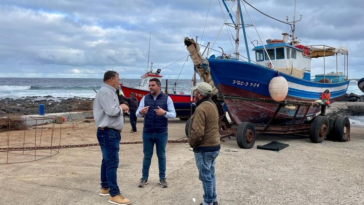 Imagen del consejero del Partido Popular, Jacobo Medina, en La Santa, municipio de Tinajo, Lanzarote.