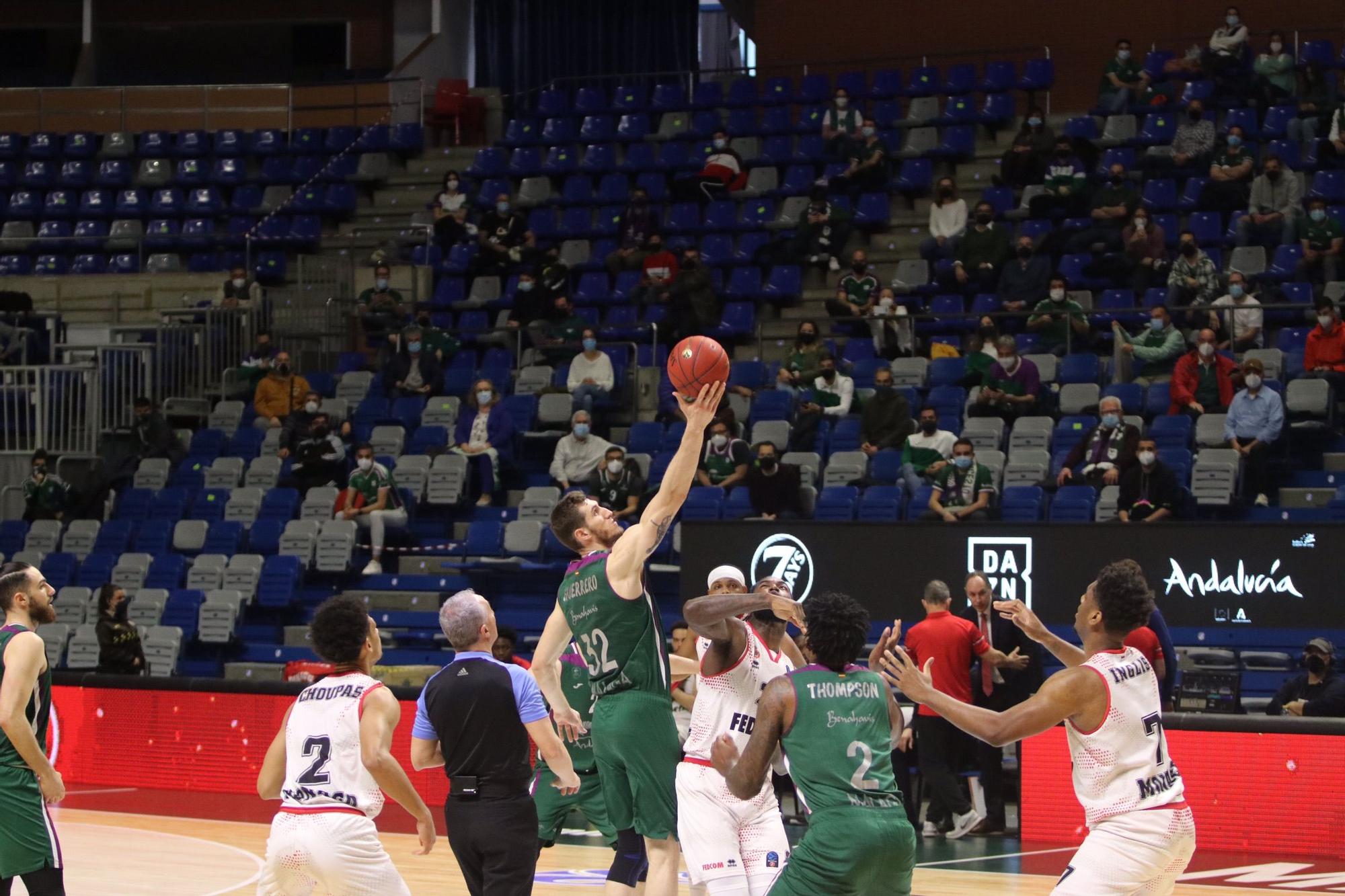 El Unicaja se despide de la Eurocup con una derrota contra el Mónaco.