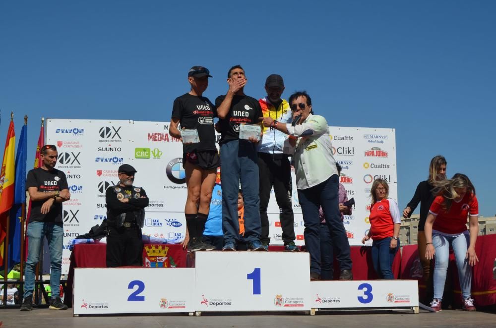 Ganadores de la Media Maratón de Cartagena