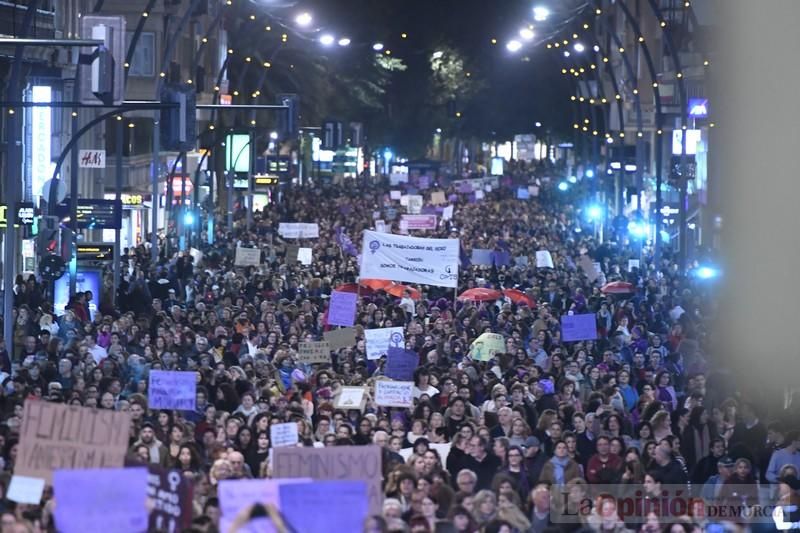 Manifestación por el Día de la Mujer en Murcia