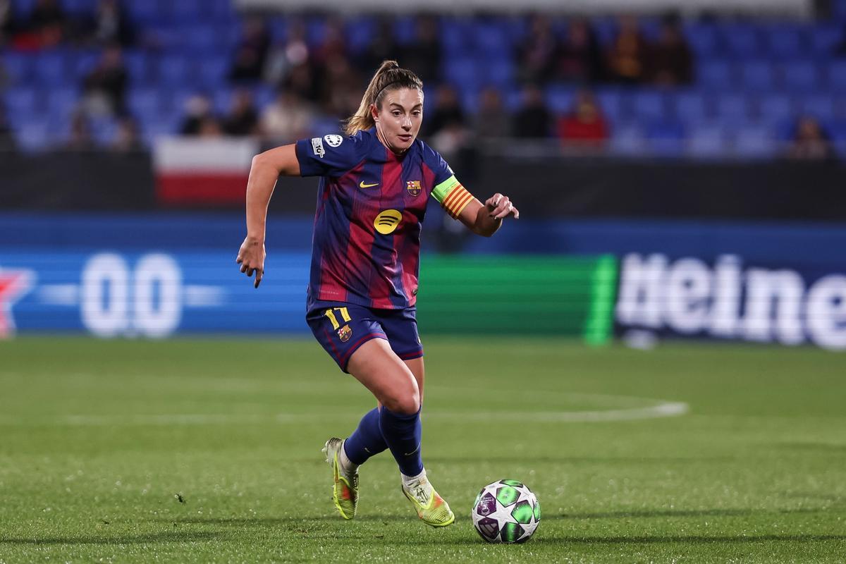 Alexia Putellas, durante un partido