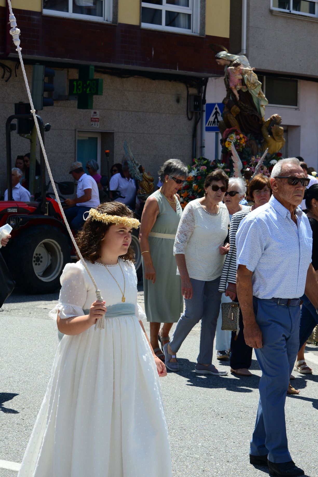 Las celebraciones en honor a la Virgen del Carmen en O Morrazo. La procesión en Bueu