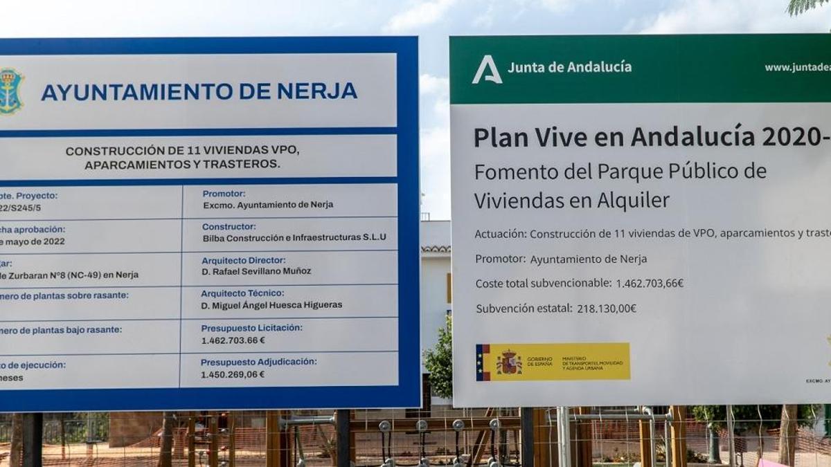 Nerja inicia la construcción de 11 VPO para jóvenes.