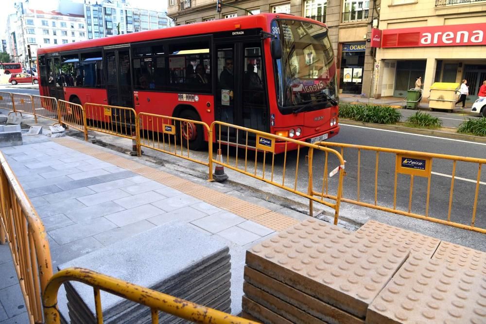 Reforma de la parada de bus Cuesta de A Palloza