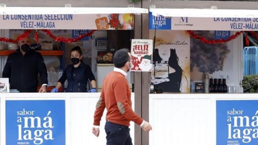 Mercado de Sabor a Málaga en diciembre de 2020.