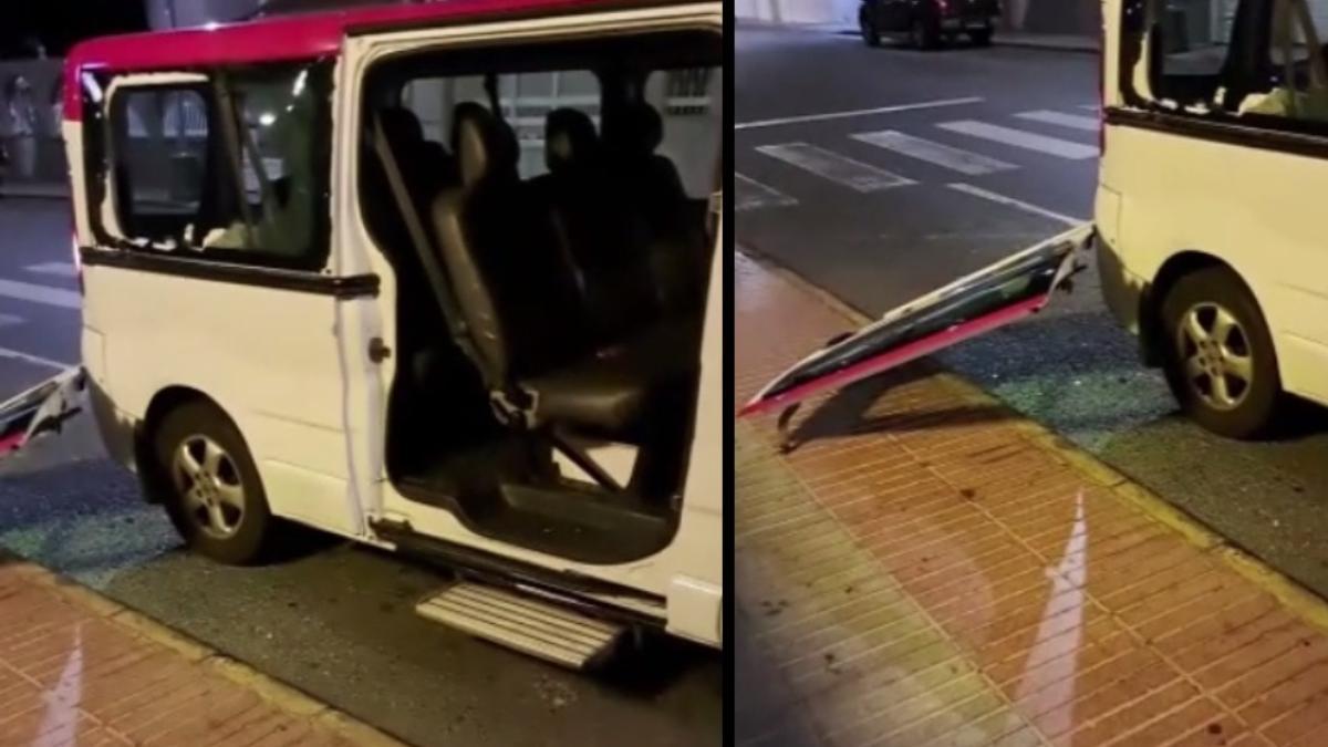 ÚLTIMA HORA CANARIAS: Un inglés ebrio destroza un taxi al no dejarle subir  porque no respetaba el turno de los vehículos en la parada de Yumbo