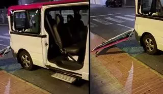 Un inglés ebrio destroza un taxi al no dejarle subir porque no respetaba el turno en el Yumbo