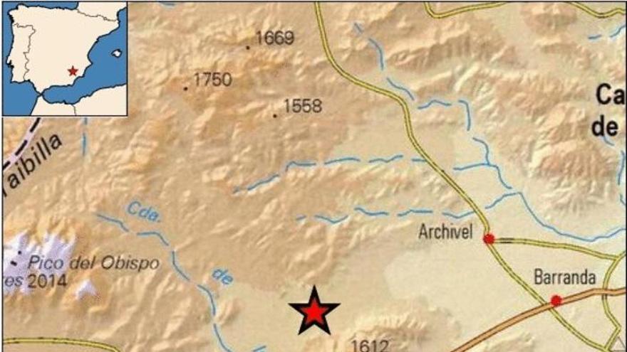 Un terremoto de 2,1 grados sacude Caravaca de la Cruz de madrugada