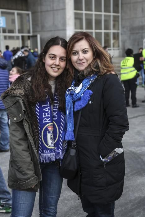 La afición de Oviedo recibe al equipo