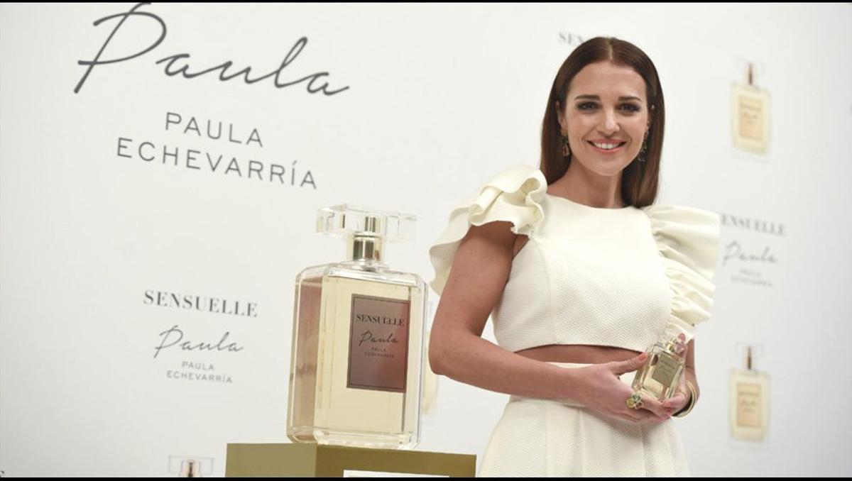 Paula Echevarría sorprende en la presentación de su nuevo perfume ''Sensuelle''