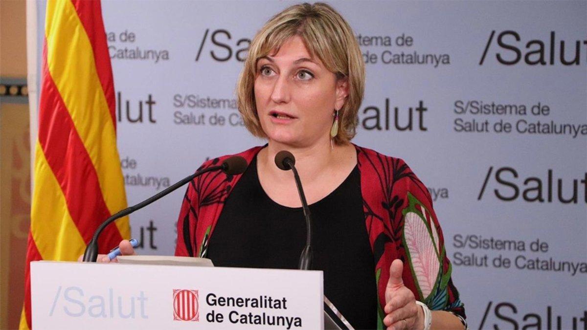 Alba Vergés, consellera de Salut de la Generalitat de Catalunya