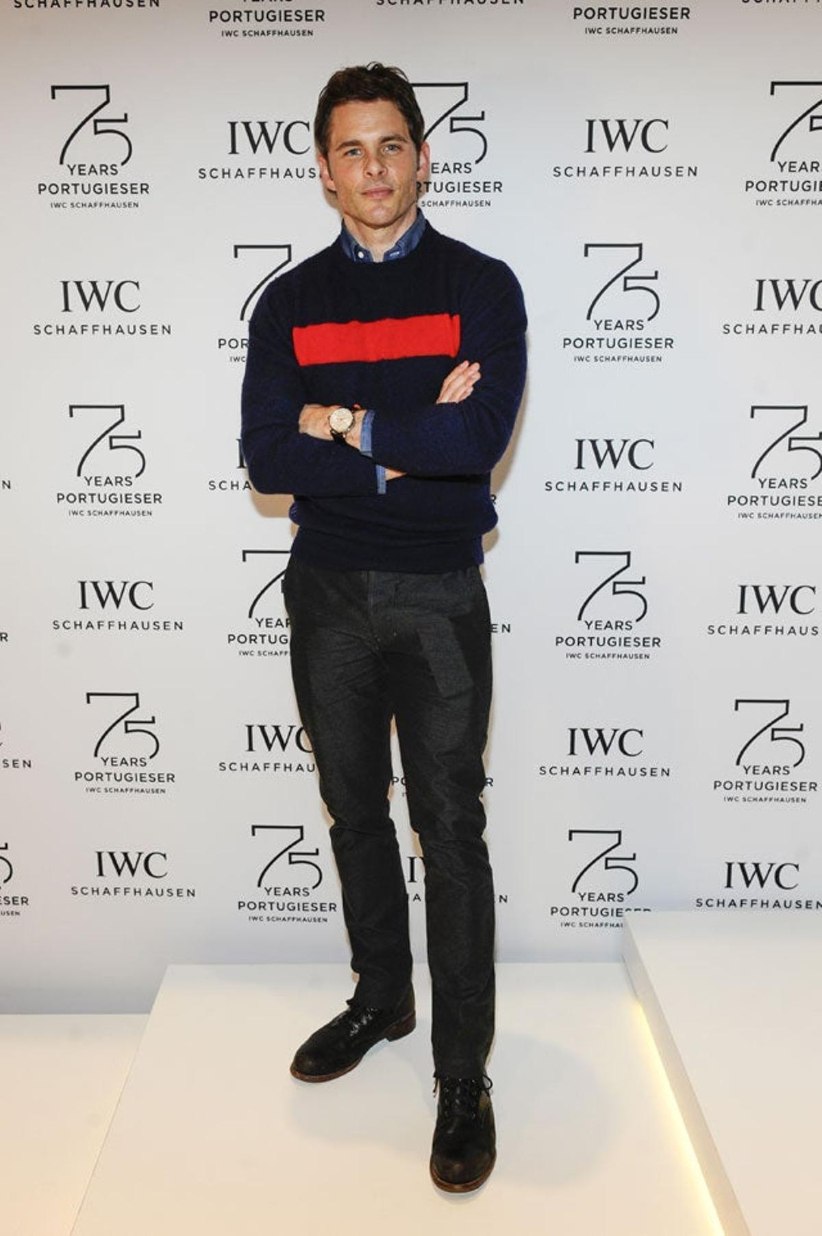 James Marsden en la fiesta de IWC organizada en Ginebra