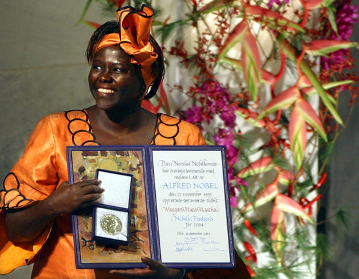 Muere a los 71 años la Nobel de la Paz Wangari Maathai