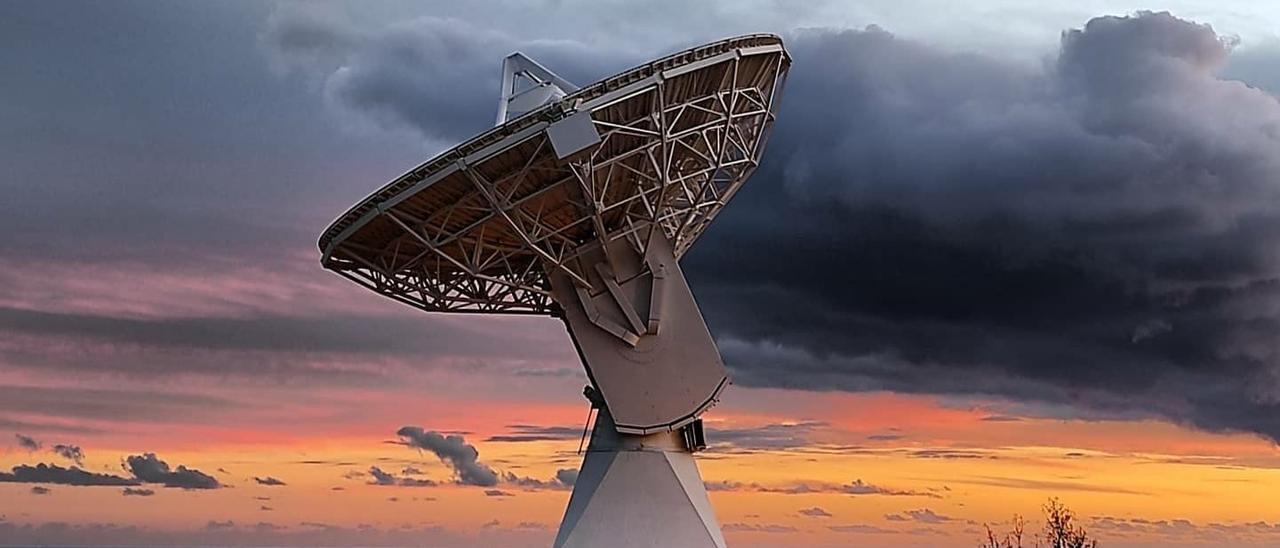 Estación espacial INTA en el sur de Gran Canaria.