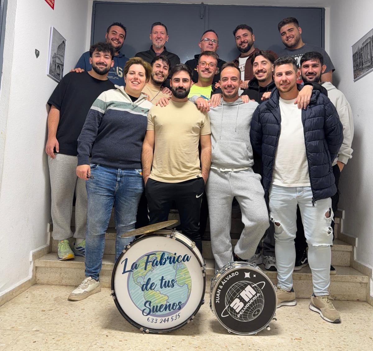 Los componentes de la murga de Calamonte, Los Cacos.