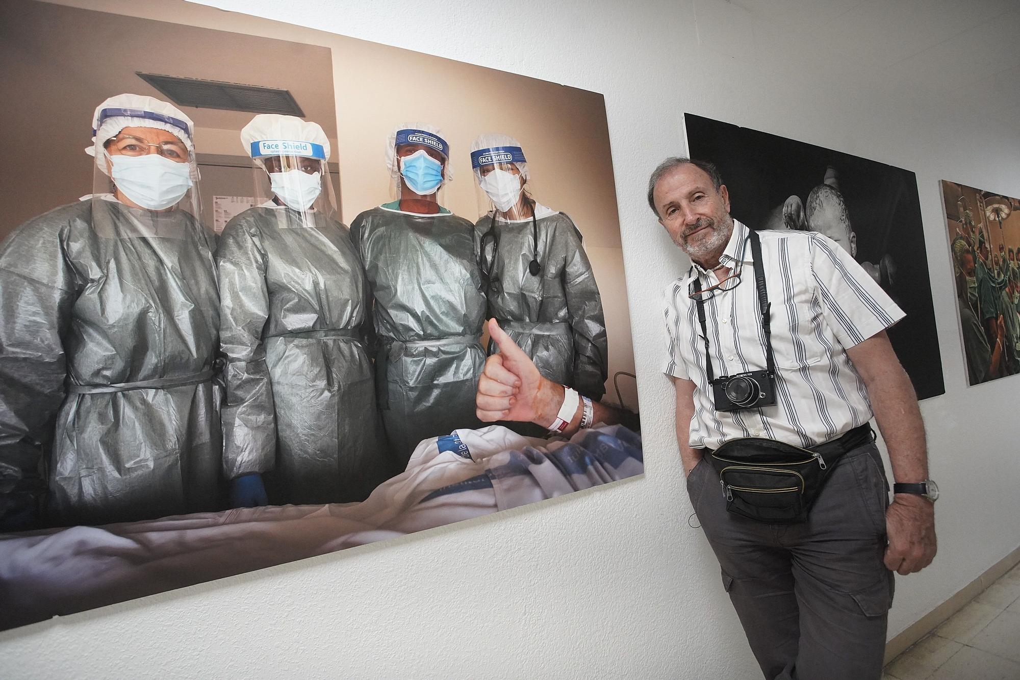 Exposició d&#039;homenatge als sanitaris dels últims 40 anys amb imatge del fotoperiodista Tino Soriano