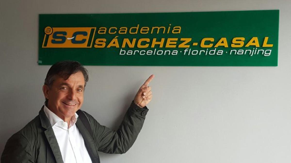 Emilio Sánchez ha seguido unido a Sergio Casal con sus academias