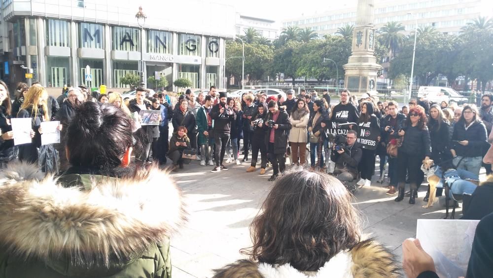 Protestas contra el campeonato de caza del zorro