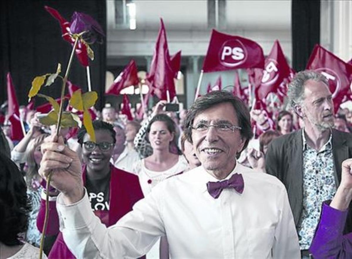 El primer ministre belga, Elio di Rupo, en un acte del seu partit.