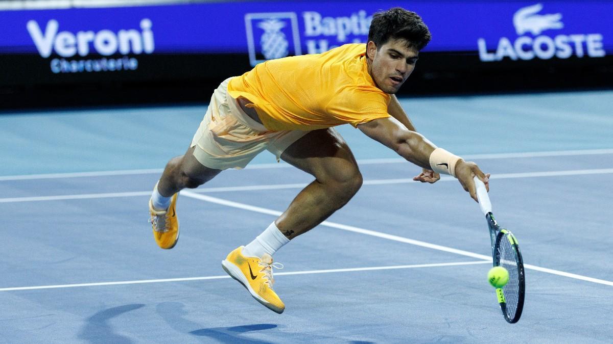 Carlos Alcaraz, en el Masters 1000 de Miami