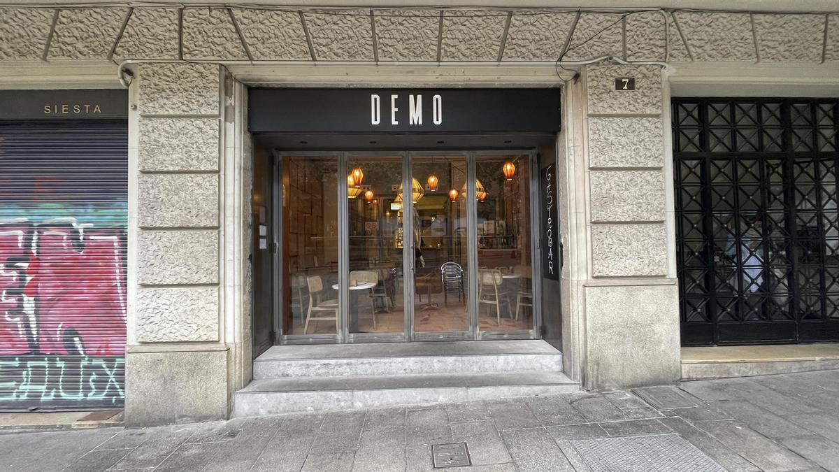 La entrada de Demo Gastrobar.