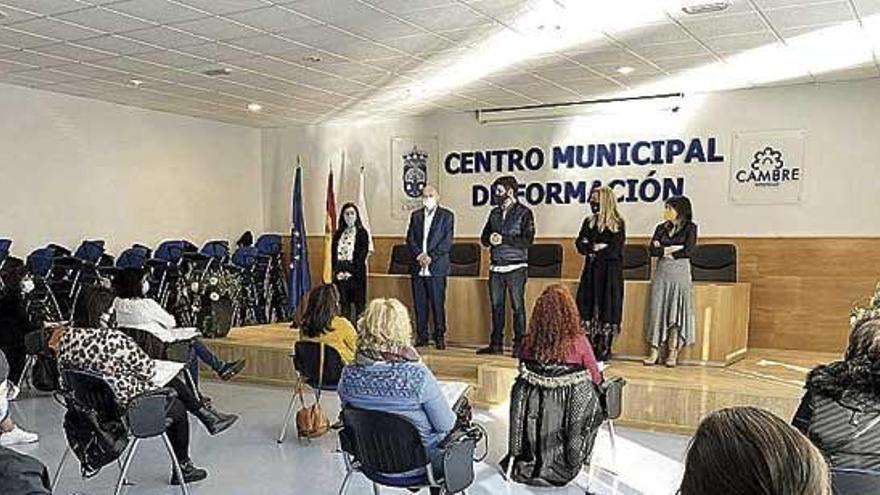 Despedida a los alumnos del taller de empleo de Cambre