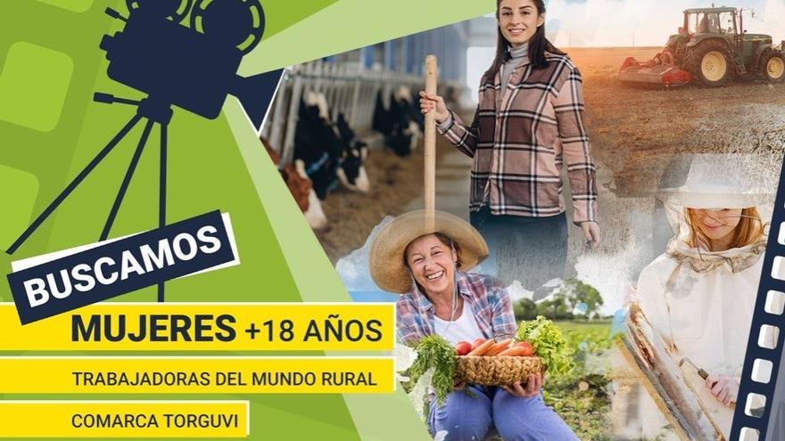 Cartel promocional del vídeo dedicado a las mujeres del medio rural