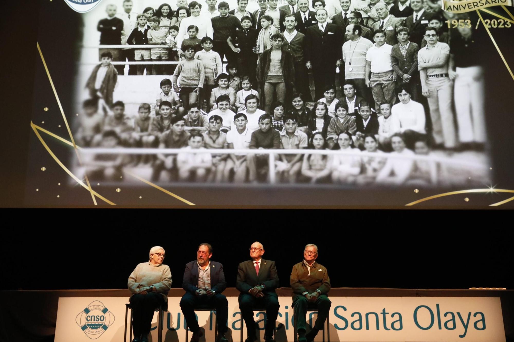 Así fue la gala por los 70 años del Club de Natación Santa Olaya (en imágenes)