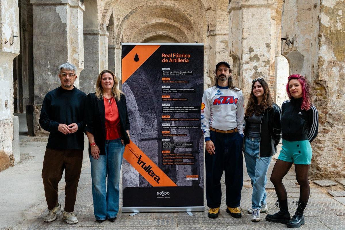 Angie Moreno, en la presentación de 'Artillera'.
