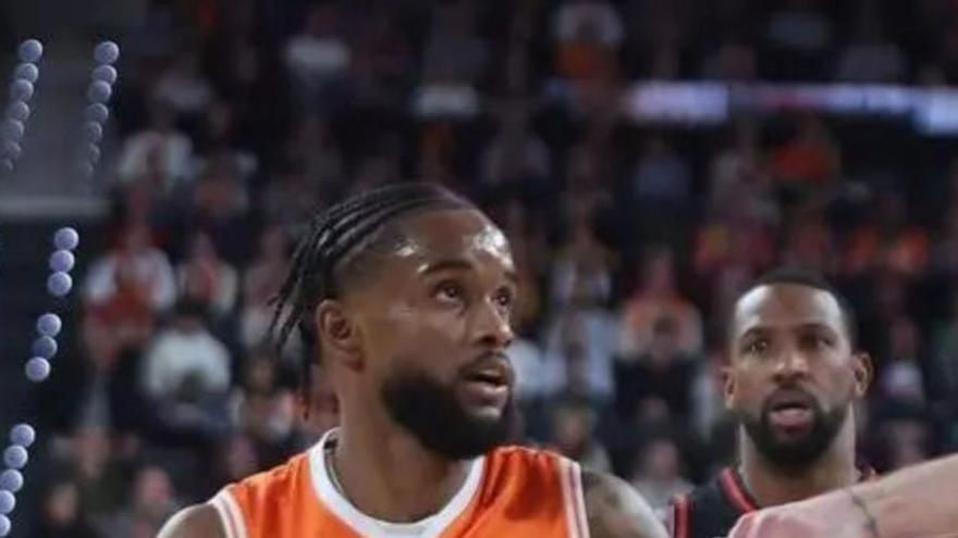 Jean Montero, en el último partido de Liga Endesa ante el Girona.  | EDUARDO RIPOLL