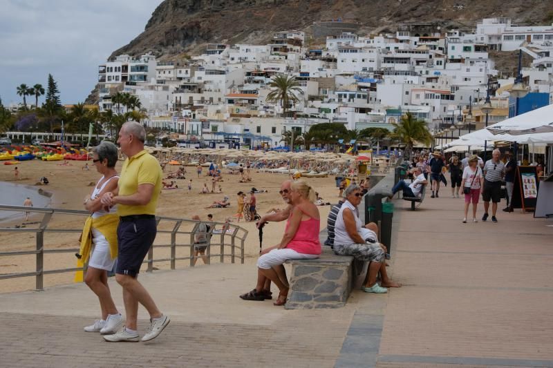 Aeropuerto de Gran Canaria. Coronavirus Puerto de Mogán  | 14/03/2020 | Fotógrafo: José Carlos Guerra