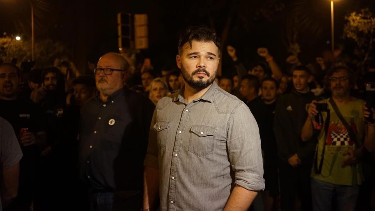 zentauroepp50480526 barcelona 19 10 2019 gabriel rufian en la mani protesta sent191019203200