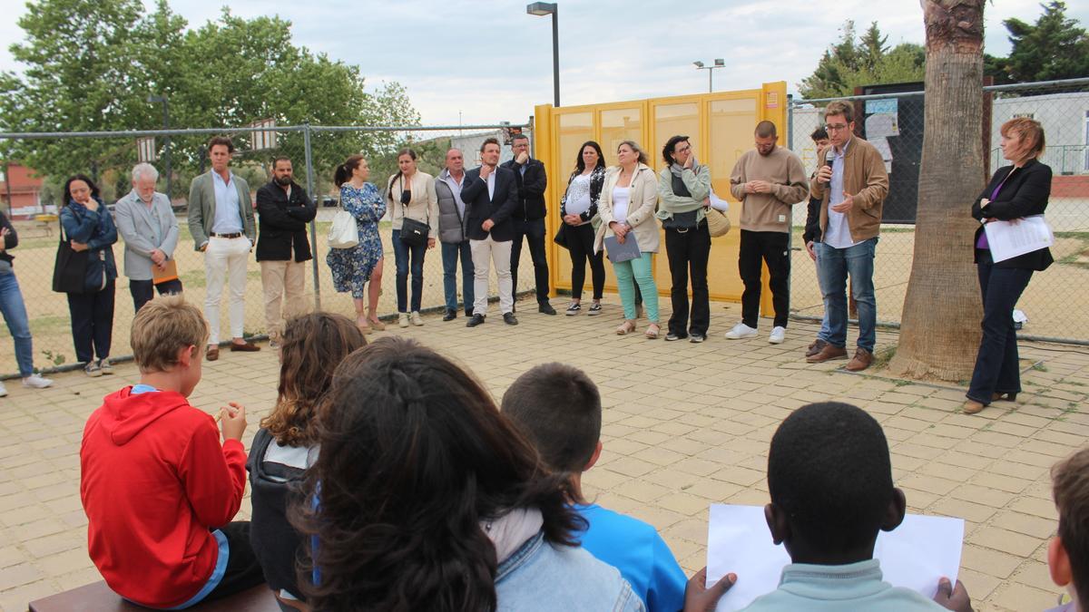 Nou candidatures de Figueres es comprometen a construir l'escola Carme Guasch on és ara