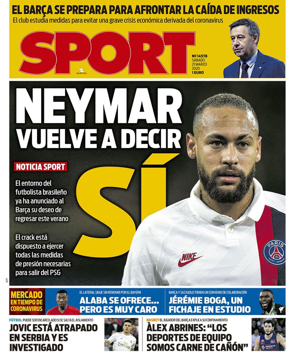 La portada de hoy La portada de hoy