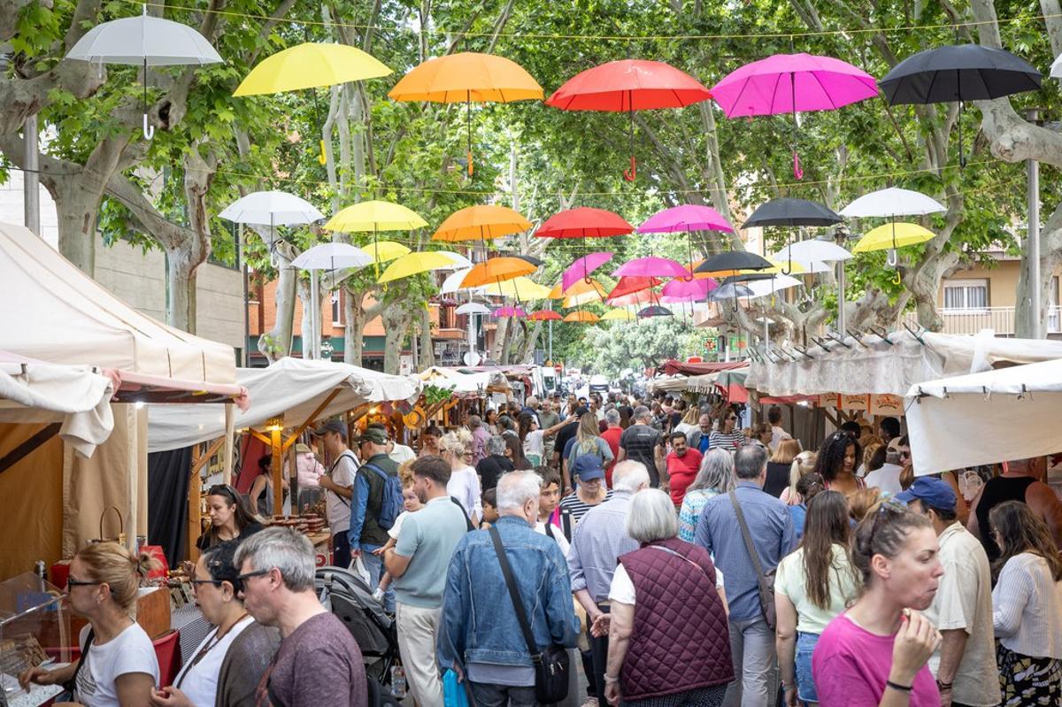 Imagen de archivo de la Feria de Sant Ponç de Castelldefels.