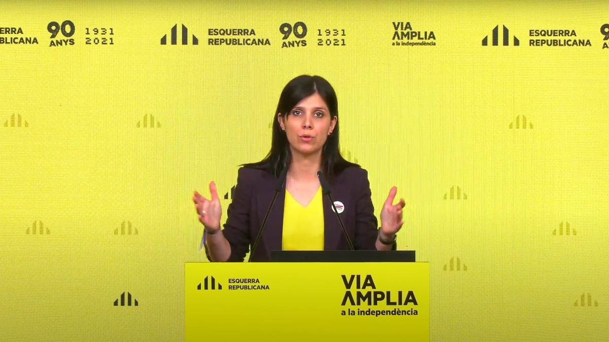 La portavoz de ERC, Marta Vilalta