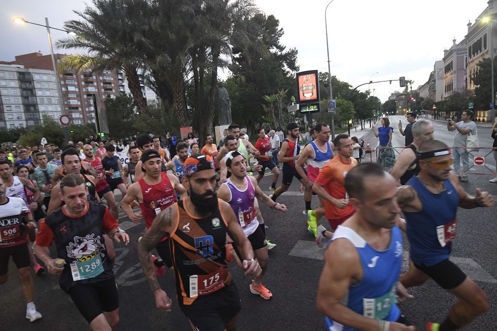 Carrera nocturna de Murcia, en imágenes