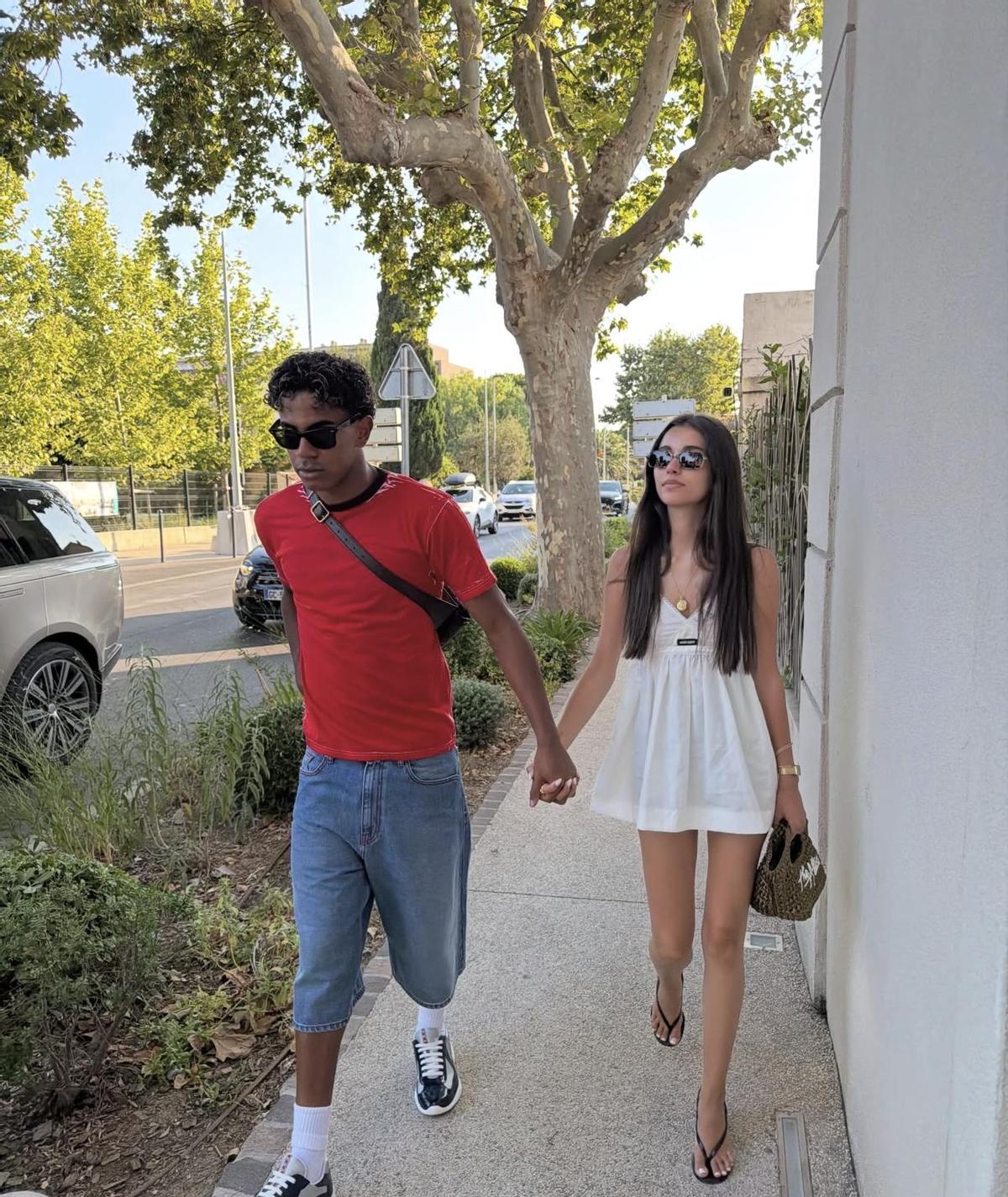 Inés García y Lamine Yamal han disfrutado de unas vacaciones juntos