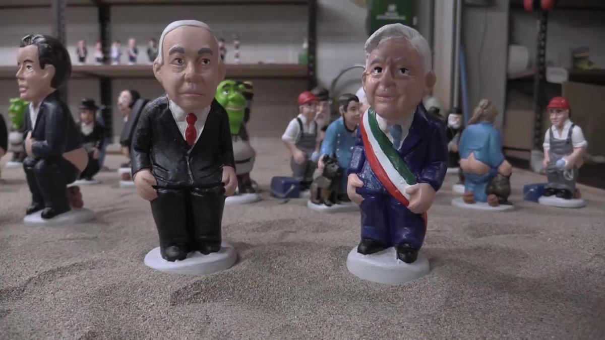 Netanyahu, Bizarrap, Mbappé, Rahm y Verstappen se incorporan a la colección de 'caganers'