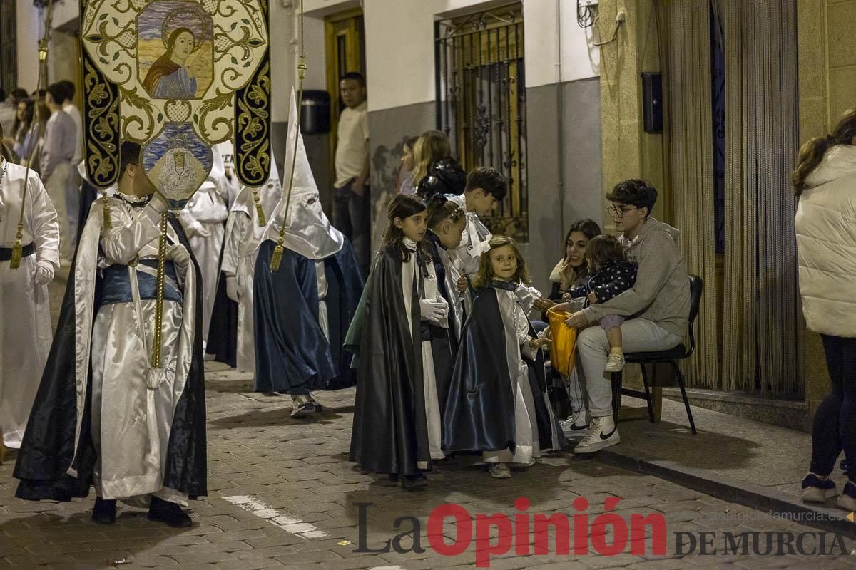 Los niños toman las calles de Caravaca en la procesión de Lunes Santo