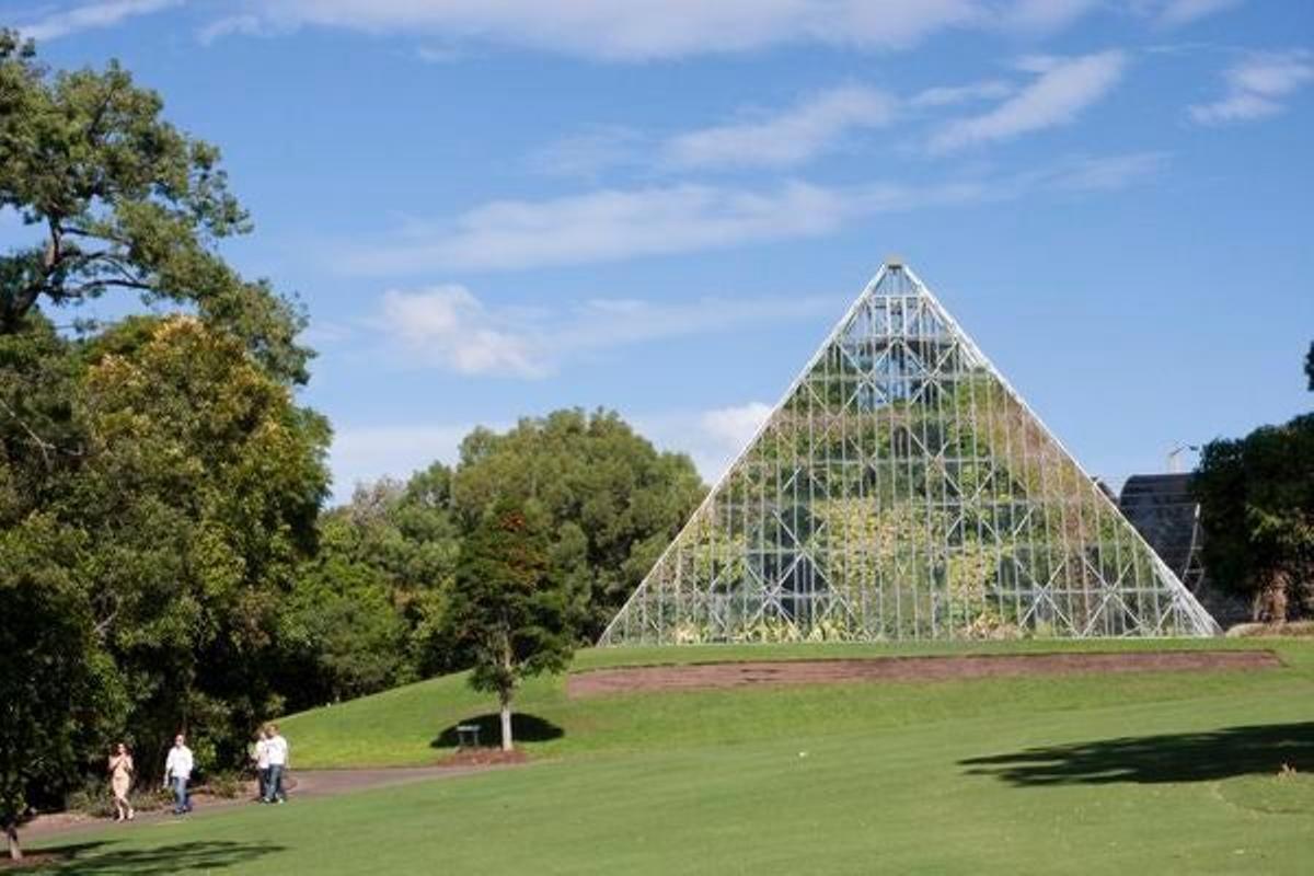 El Real Jardín Botánico tiene un curioso invernadero con aspecto piramidal