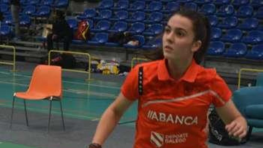 Ana Carbón, durante el torneo.