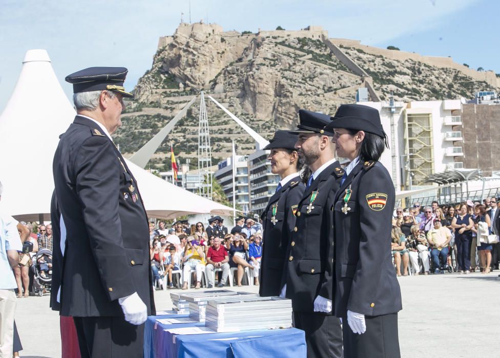 Un momento del acto de la Policía.