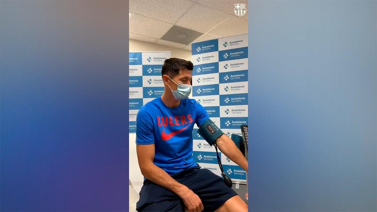 Lewandowski ya ha pasado la revisión médica