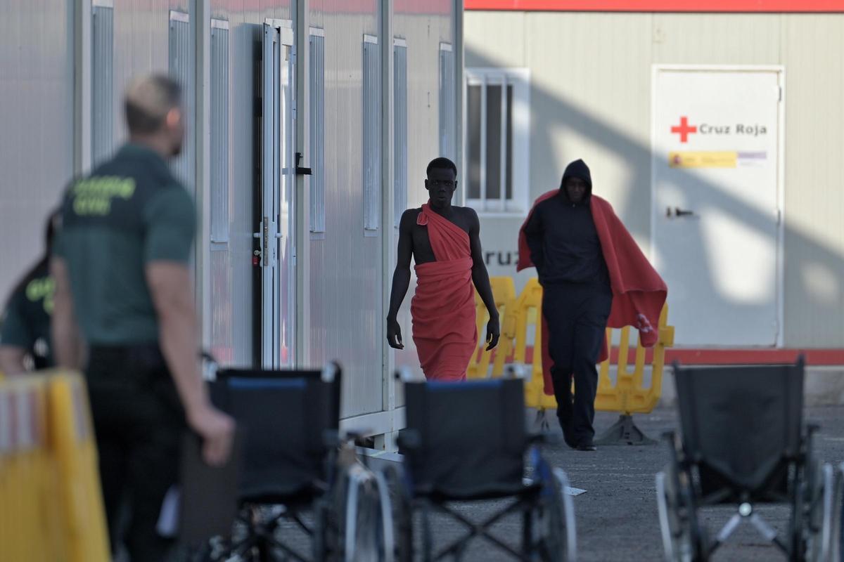 Migrantes llegados este martes a El Hierro