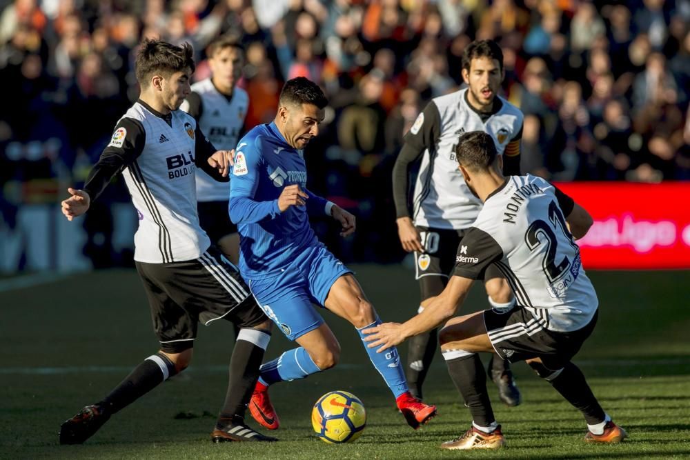 Getafe - Valencia, en imágenes