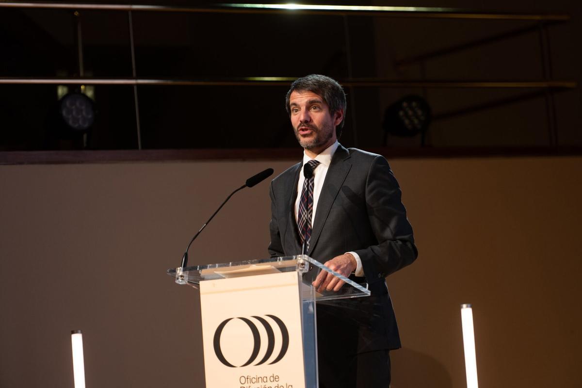 29/04/2026 El ministro de Cultura, Ernest Urtasun, presenta la Oficina de Difusión de la Danza, en el Auditorio Nacional de Música, a 29 de abril de 2026, en Madrid (España). La Oficina de Difusión de la Danza (ODD), dependiente de la Dirección General de Artes Escénicas y Música, busca fomentar la circulación estable de compañías y proyectos en las diferentes comunidades autónomas y en los circuitos internacionales. CULTURA Isa Saiz - Europa Press