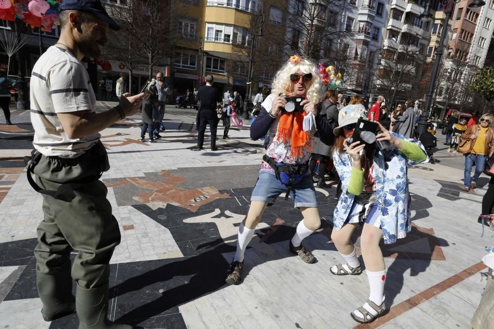 Desfile infantil en el Carnaval de Gijón